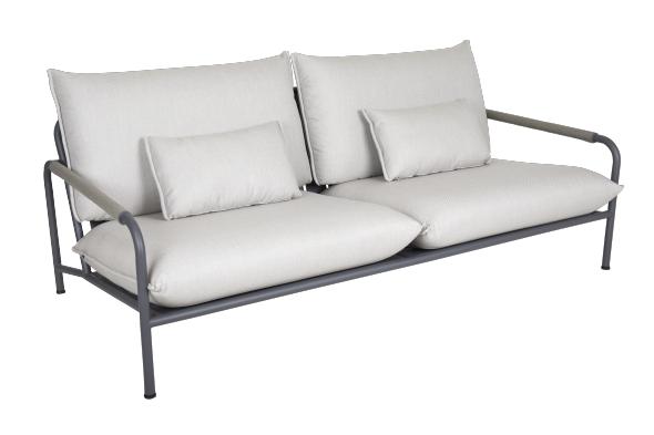 Lerberget 2,5 sædersofa - antracit/ash pudde