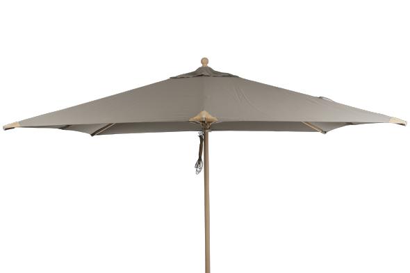 Como træparasol 3x3 m - taupe