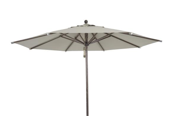 Paliano parasol Ø 3 m - Alu Brun/Taupe