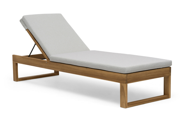 Himmelsnäs solseng - teak/beige