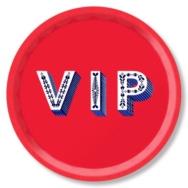 VIP bakke Ø 39 cm - rød