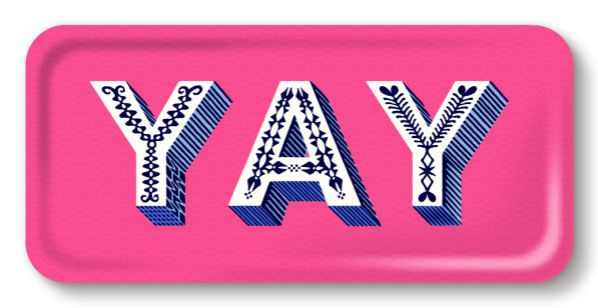 Yay bakke 32x15 cm - lyserosa