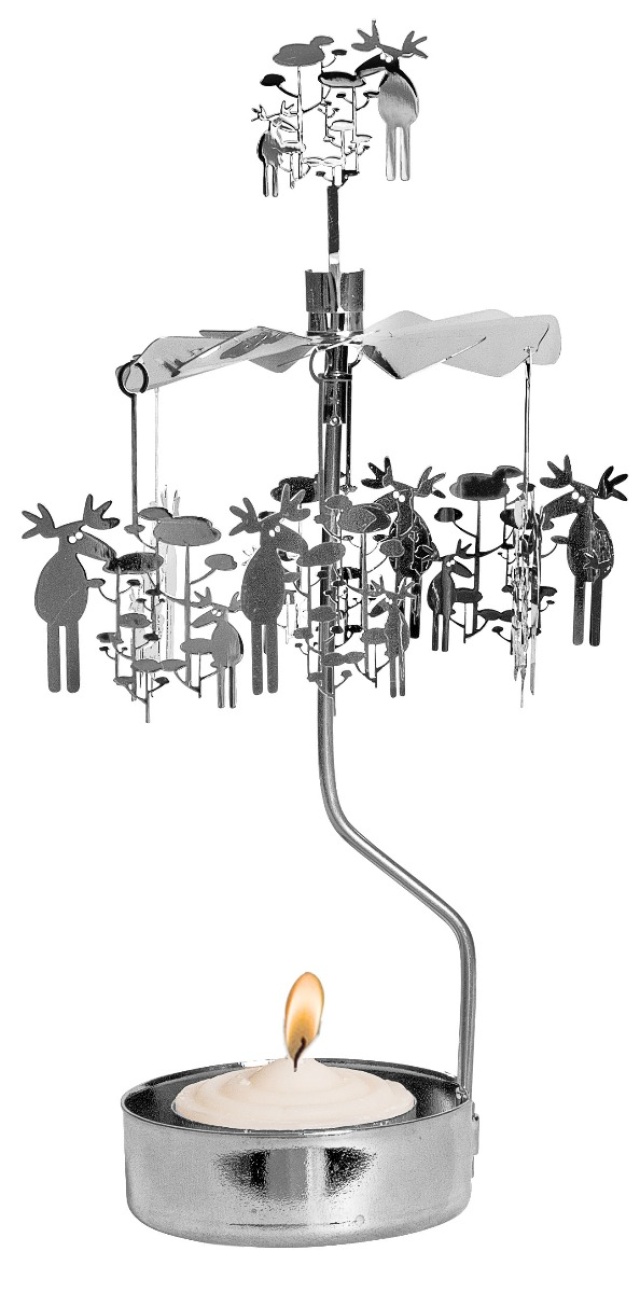 Englespil Elg i Skov - sølv