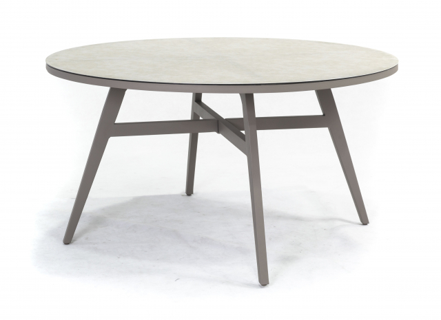 Emel spisebord Ø140 cm - taupe
