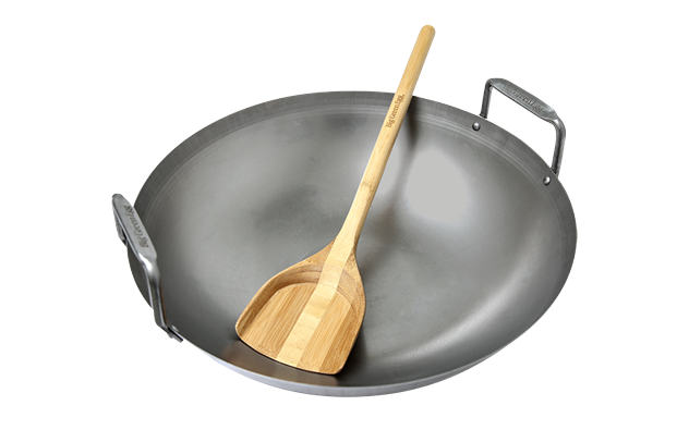 Carbon Steel Wok / wok stegepande XL, L