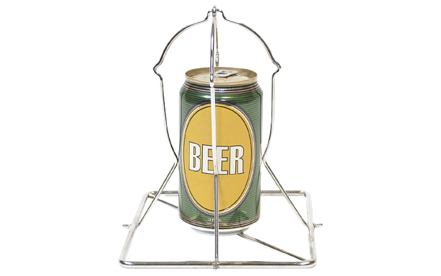 Folding Beer Can Chicken Rack
