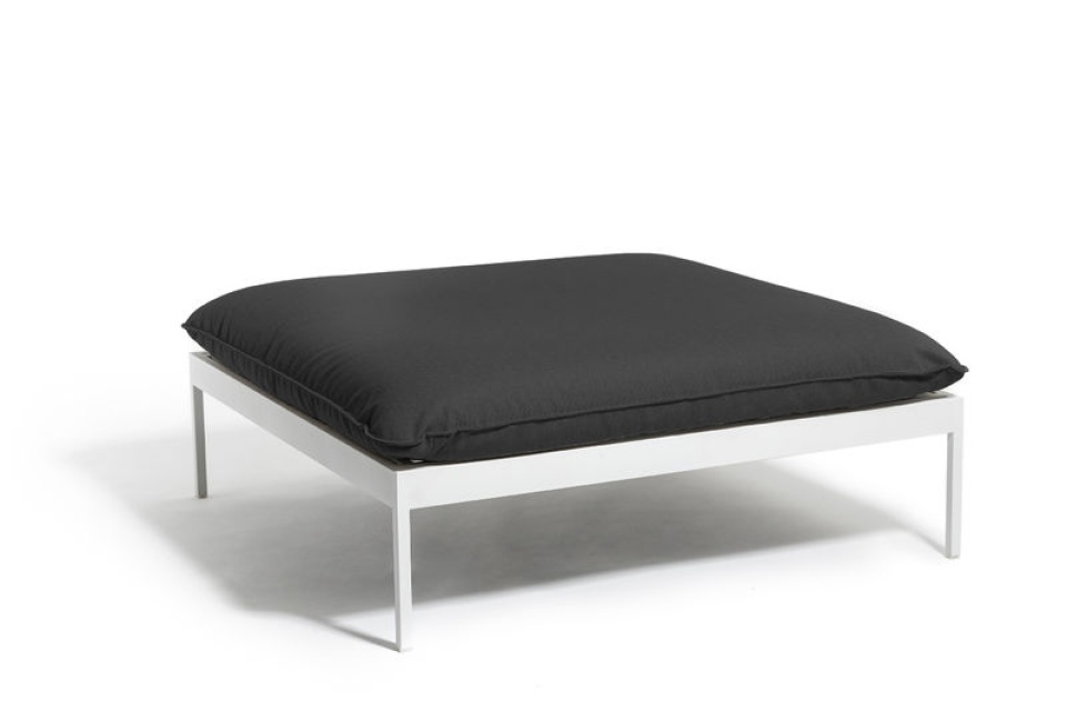 Bean Lounge Ottoman/Palle - Lysegrå/mørkegrå slynge