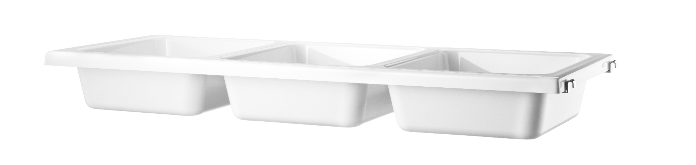 String skålfly 78x30 cm - hvid