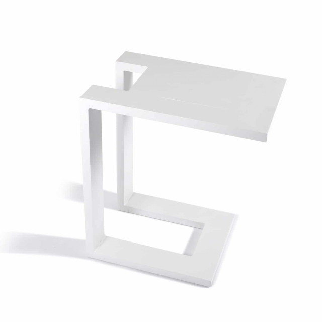 Bite sidetable 32x48 H53 cm - Hvid