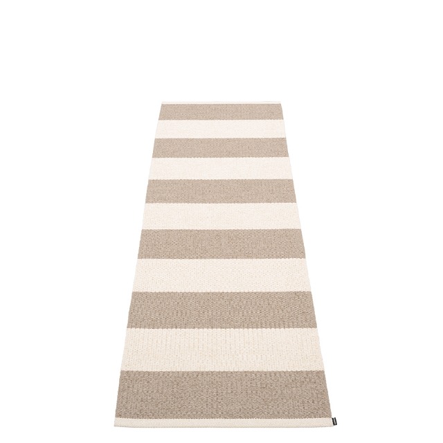 Bob tæppe - mudder/vanilje