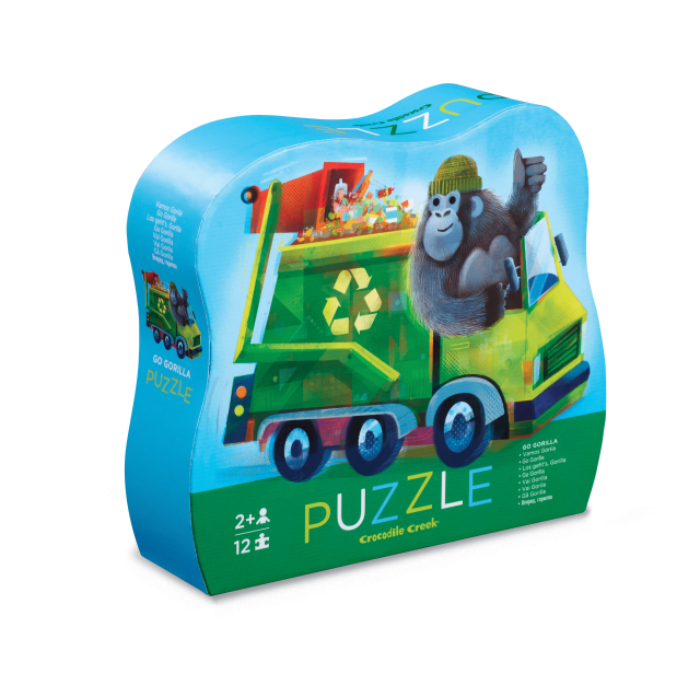 Go Gorilla minipuslespil med 12 brikker