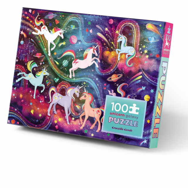 Unicorn Galaxy holographic puslespil, 100 brikker