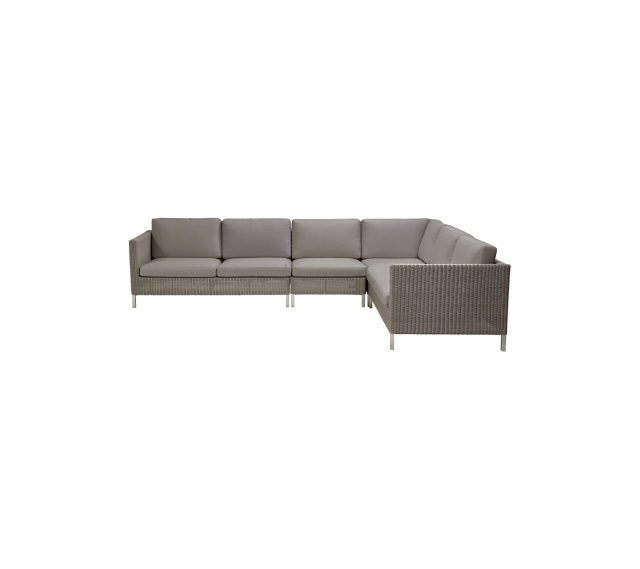 Connect hjørnesofa - taupe/taupe