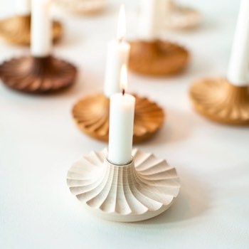 Dug dæk lysestage aske