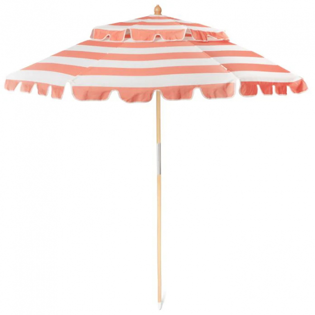 Charete parasolf Ø 2,2 m - coral retro stripe 
