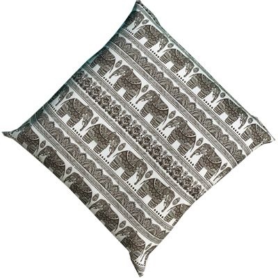 Ornamental pude, alle -weather 50 x 50 cm - elefant beige