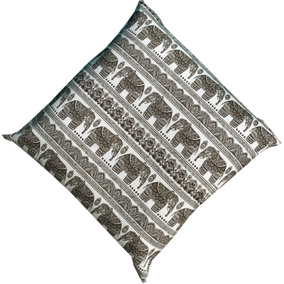 Ornamental pude alt -weather 60 x 60 cm - elefant beige