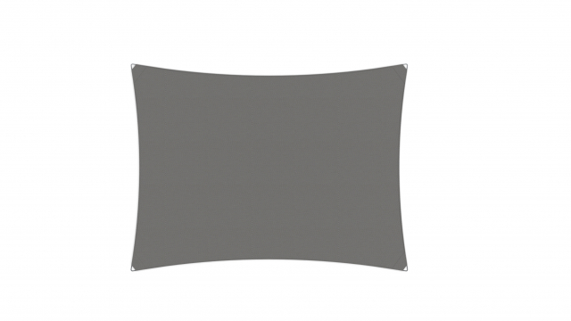 Ingenua sol sejl, rectangle 500x300 cm - Grey