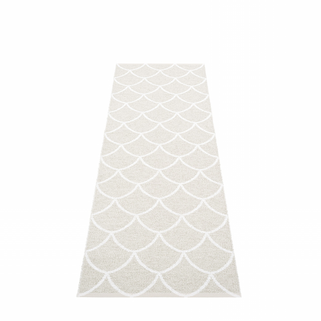 Kotte tæppe - fossil grå/hvid