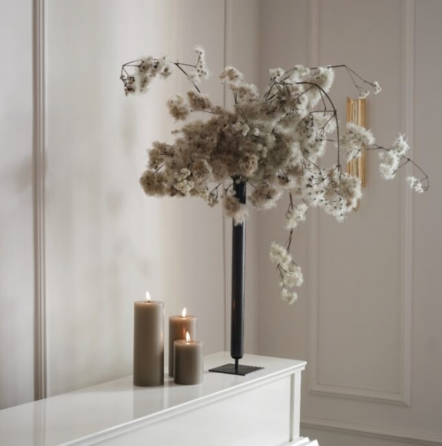 LED blok lys 10 cm - fås i flere farver