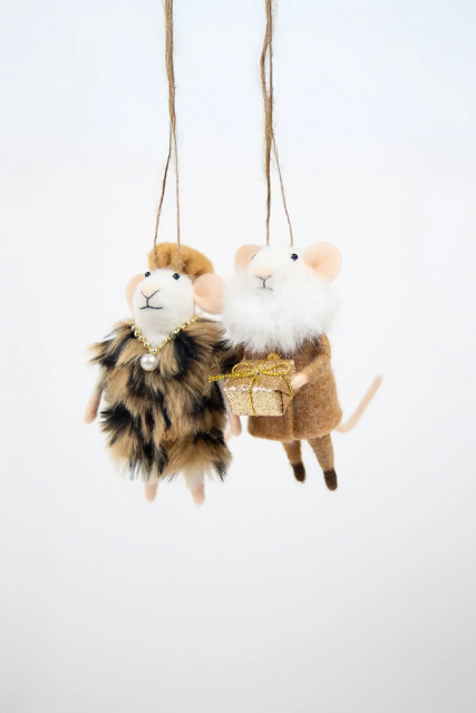 Mus hvide – leopardfrakke