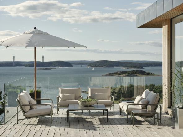 Lerberget sofasæt, byg selv - dusty green/ash pudde