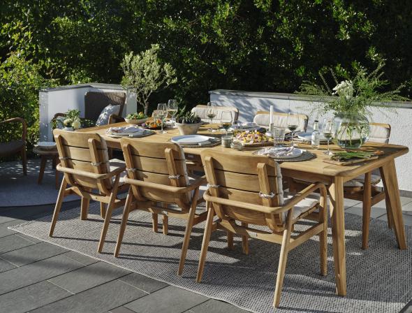 Lilja spisegruppe, byg selv - teaktræ