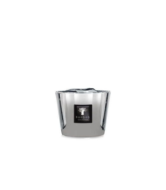 Max duftlys H10 cm - platinum