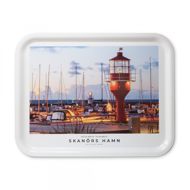 Fyrtårne i Skanör havne bakke 27 x 20 cm