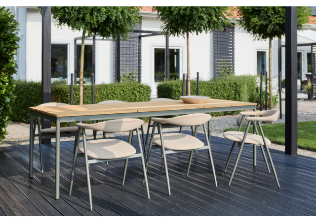 Nox Bamboo / Boi spisestuesæt, byg selv - nordisk grøn