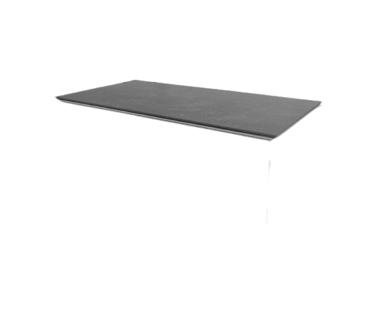 Bordsskiva 200x100 cm - fossil black keramik