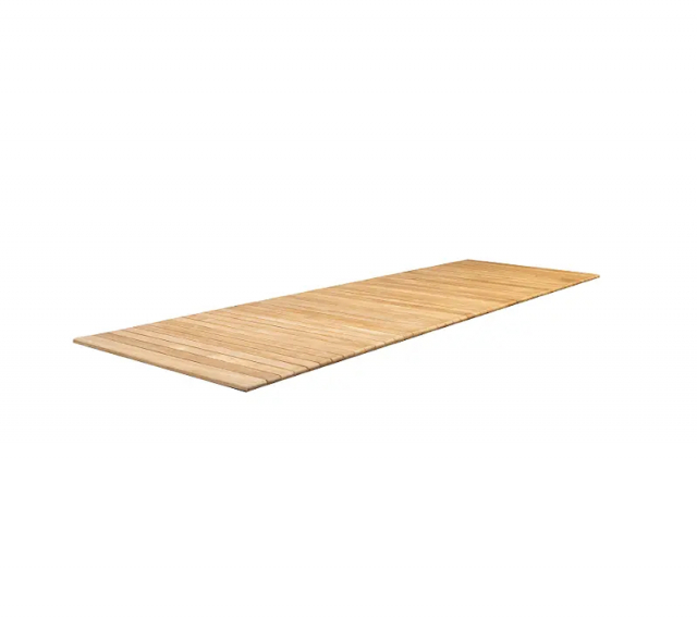 Bordplade 120-320x100 cm extension - teak