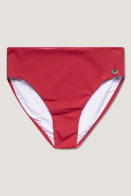 Dione Solid bikiniunderdel - læbestift rød