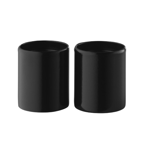 String endebordsforlænger, 2-pak - sort