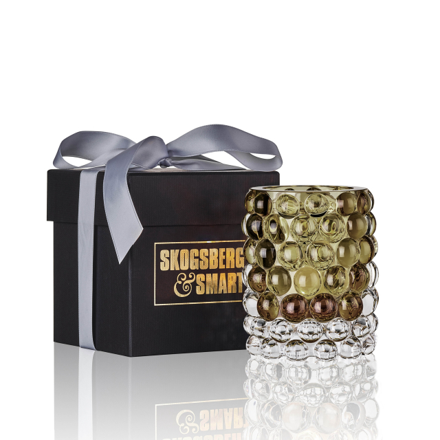 Hurricane Boule lysestage, almindelig - oliven