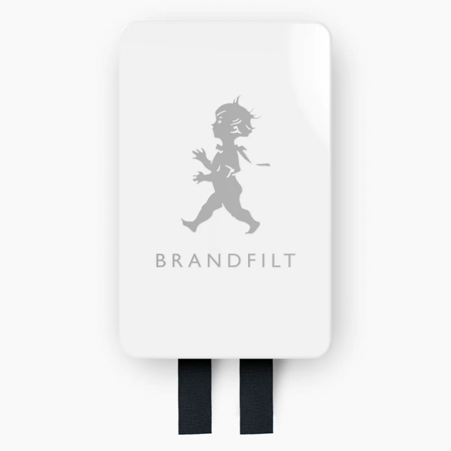 Brandtæppe - Højglans hvid