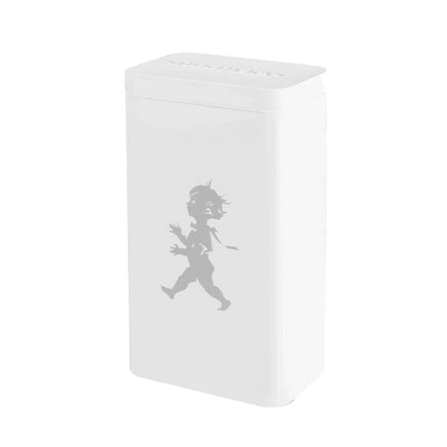 Kaffe kan - højglans hvid