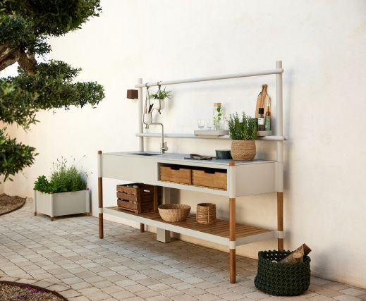 Sticks køkkenmodul, byg selv - sand