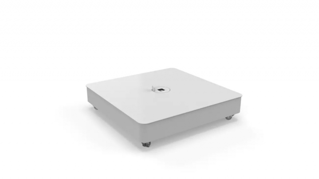 parasol fod med hjul og plads til bakker til UX, L