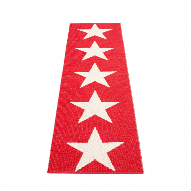 Viggo ONE tæppe - rød/vanilje