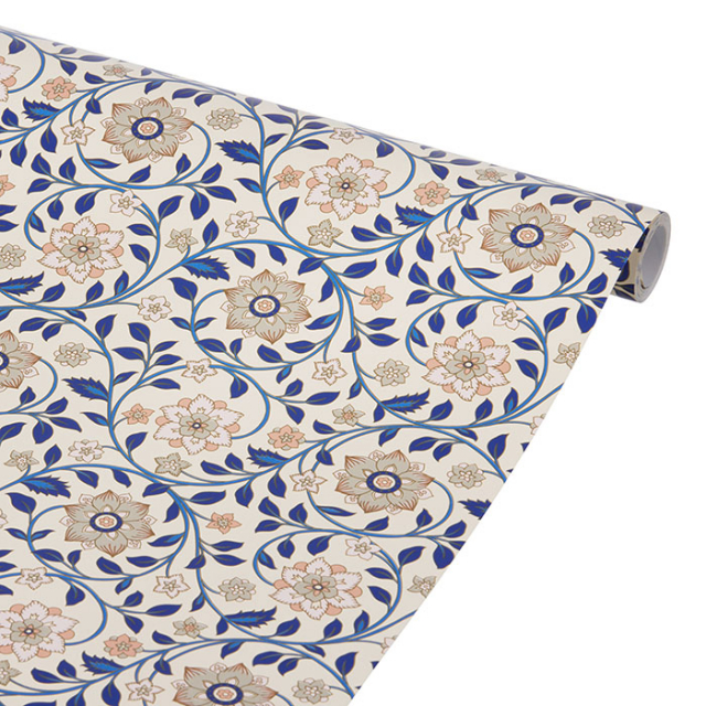 Roja indpakningspapir 10 m - ink blue