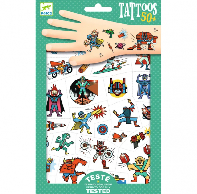 Heroes vs. Villains tatoveringer