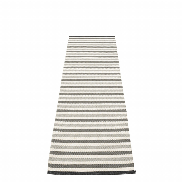 Teo tæppe - warm grey/charcoal/vanilla