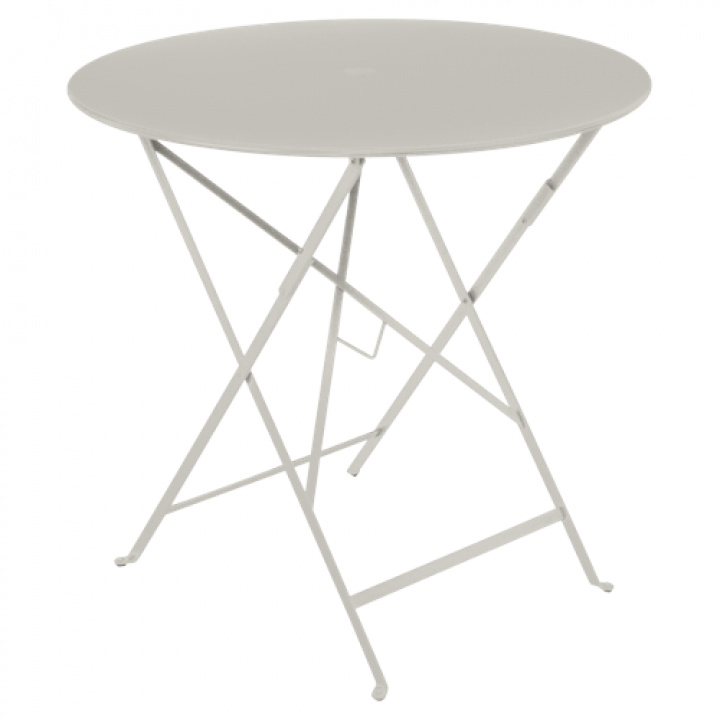 Bistro foldbart bord Ø 77 cm - clay grey i gruppen Udendørs møbler / Bord / Spisebord hos Sommarboden i Höllviken AB (0233A5)