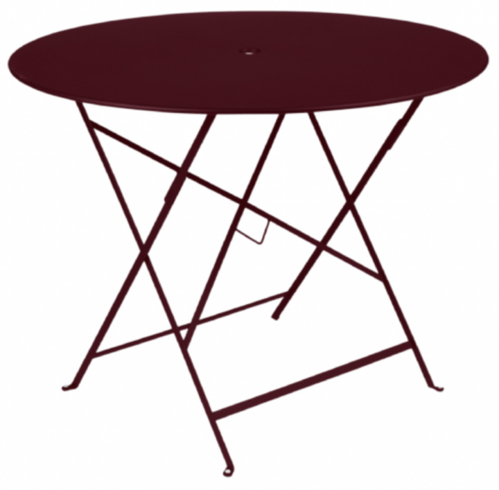 Bistro foldbart bord Ø 96 cm - black cherry i gruppen Udendørs møbler / Bord / Cafébord hos Sommarboden i Höllviken AB (0235B9)