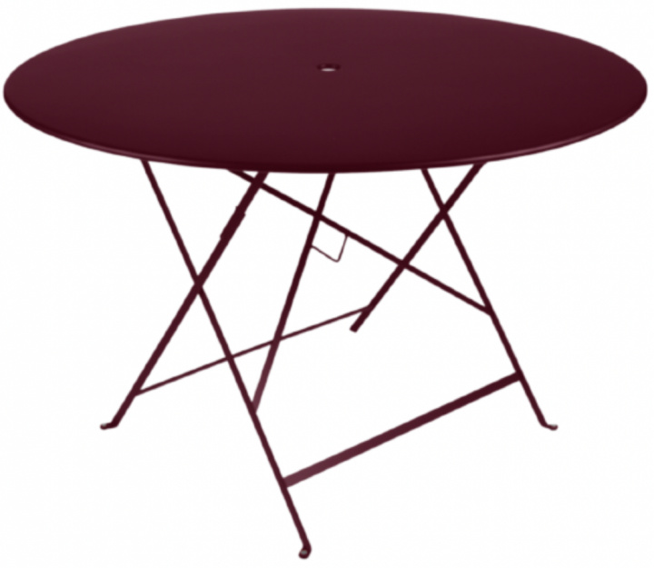 Bistro foldbart bord Ø 117 cm - black cherry i gruppen Udendørs møbler / Bord / Cafébord hos Sommarboden i Höllviken AB (0237B9)
