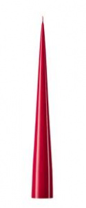 Lakerede keglelys 37 cm - vinterbær