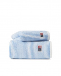 Håndklæde 50 x 70 cm - white/blue striped