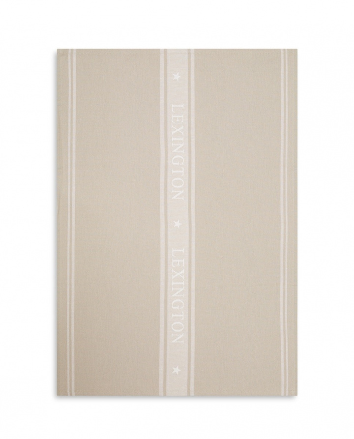 Icons Cotton Star Kitchen Towel - Beige/White i gruppen Indretning / Køkken & Dækning / Køkken tekstiler hos Sommarboden i Höllviken AB (10003042-2600)