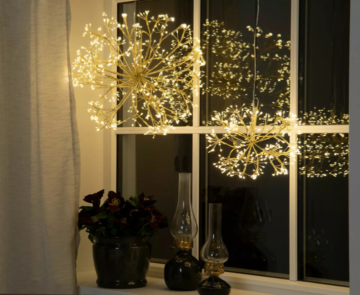 LED-kugle med grene til udendørs brug EL, stor i gruppen Juleting / Christmas dekoration / Lysstager & Lys hos Sommarboden i Höllviken AB (1003148)